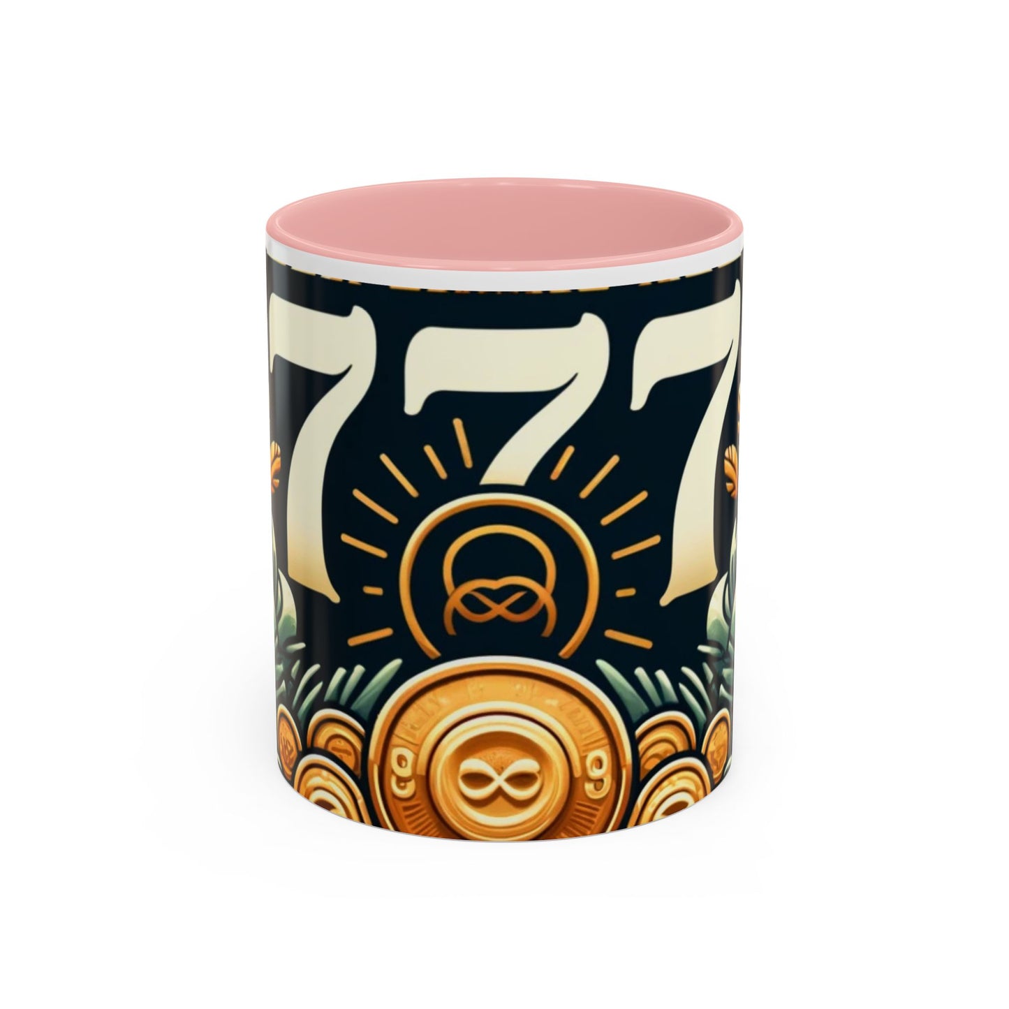 777" Angel Number Mug – Luck, Abundance & Spiritual Alignment