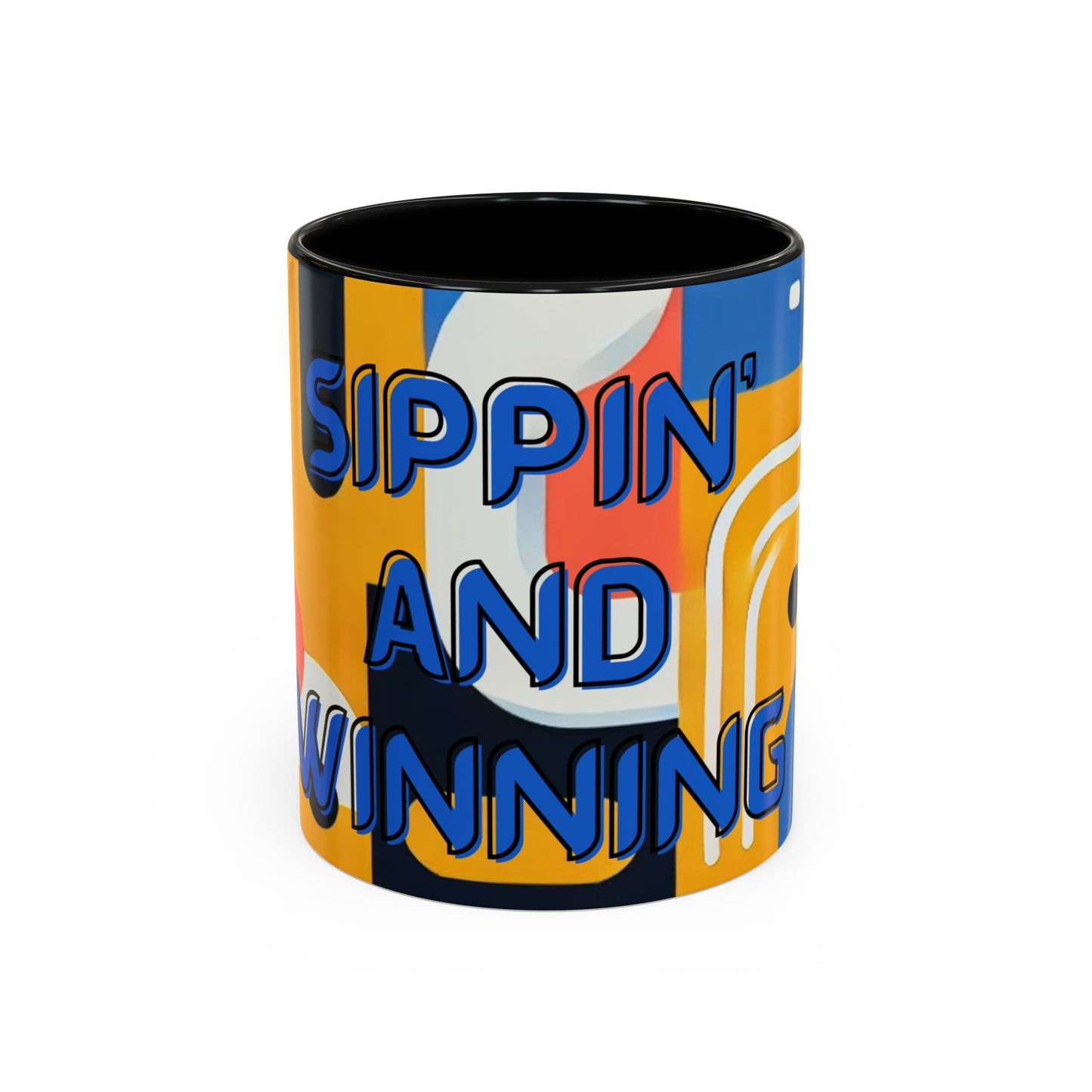Sippin’ & Winning" Mug – Success, Confidence & Motivation