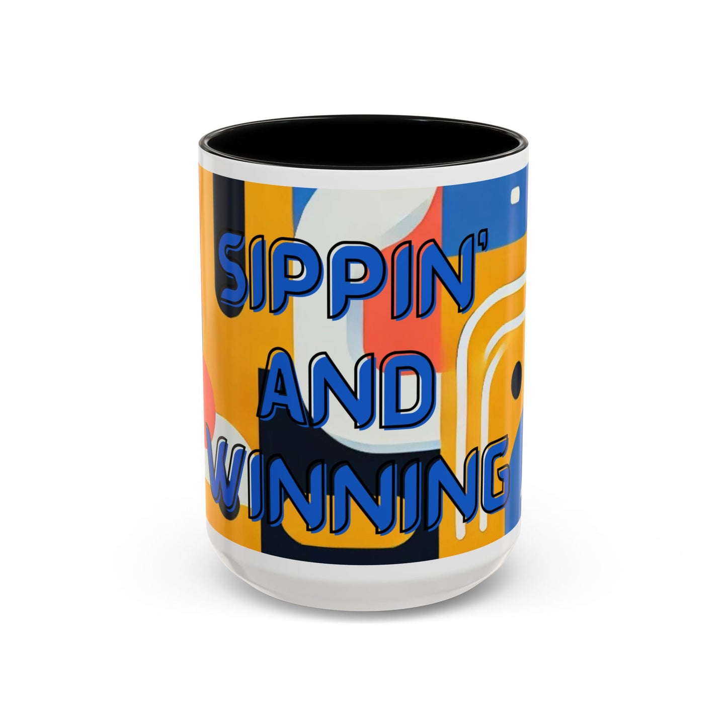 Sippin’ & Winning" Mug – Success, Confidence & Motivation