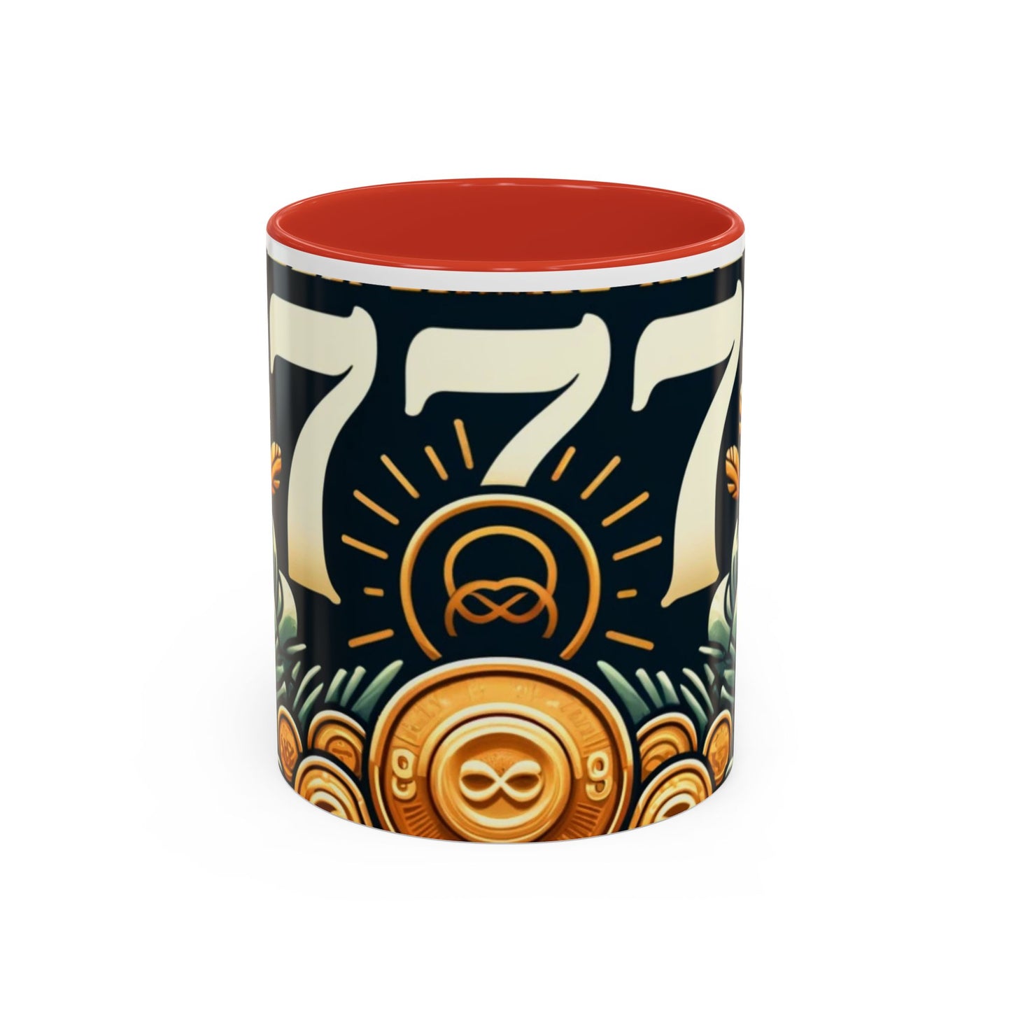 777" Angel Number Mug – Luck, Abundance & Spiritual Alignment