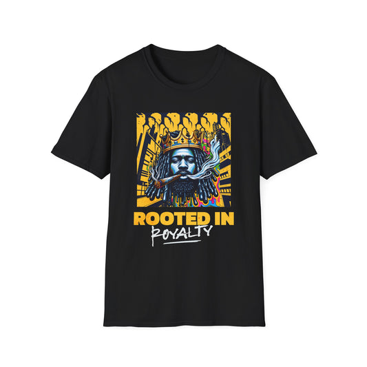 Rooted in Royalty Unisex Softstyle T-Shirt | Bold Graphic Tee for Culture Enthusiasts | Perfect for Everyday Wear