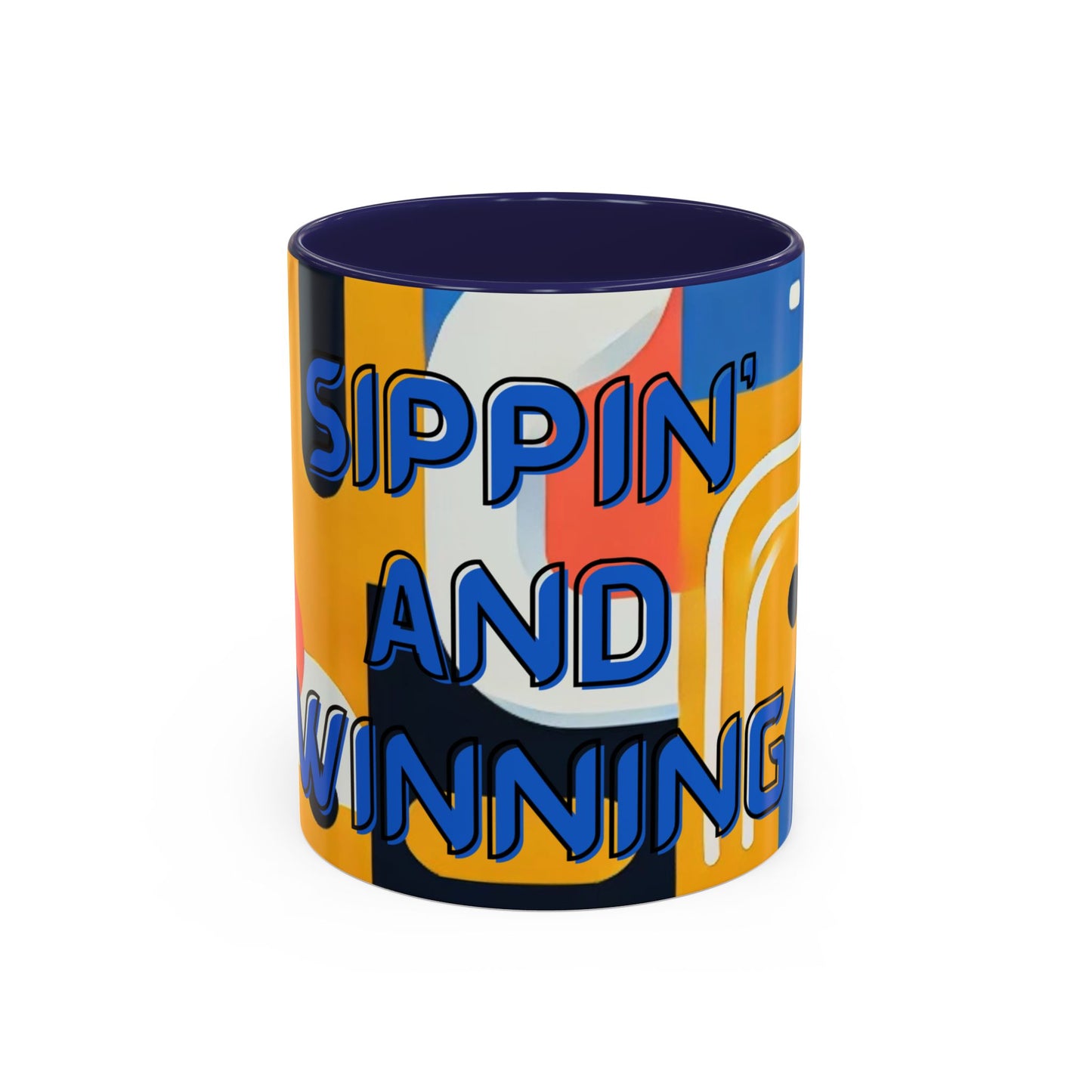 Sippin’ & Winning" Mug – Success, Confidence & Motivation