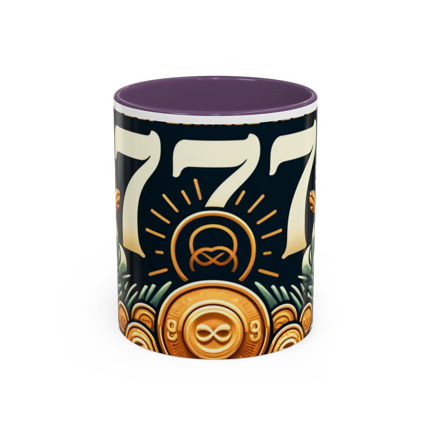 777" Angel Number Mug – Luck, Abundance & Spiritual Alignment