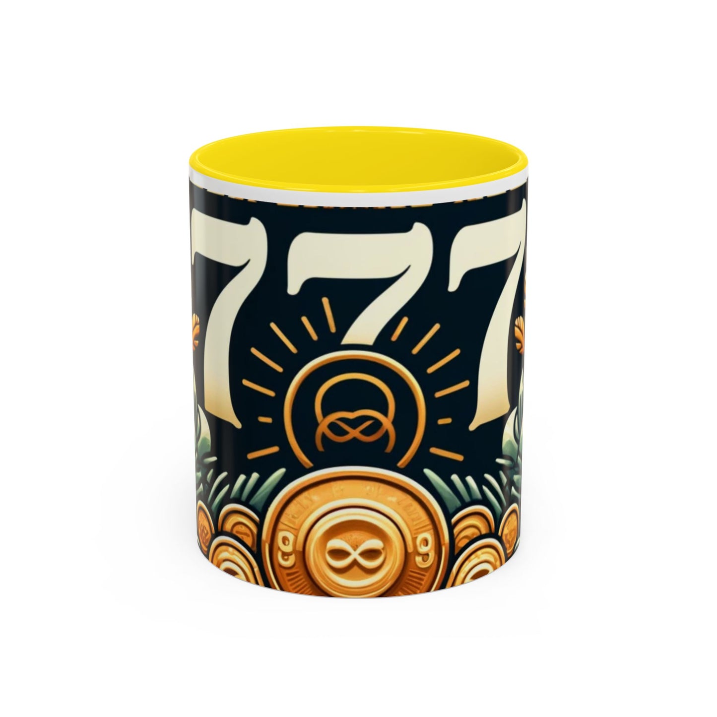 777" Angel Number Mug – Luck, Abundance & Spiritual Alignment