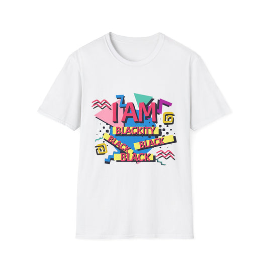 I AM Blackity Unisex Softstyle T-Shirt - Celebrate Black Culture