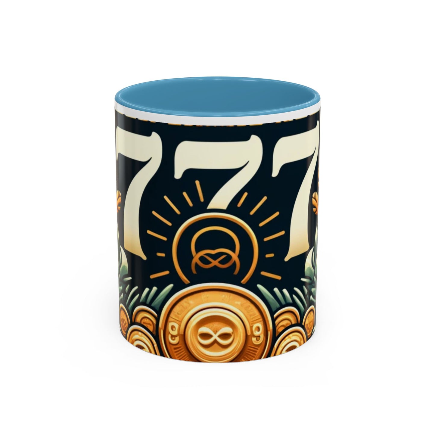 777" Angel Number Mug – Luck, Abundance & Spiritual Alignment