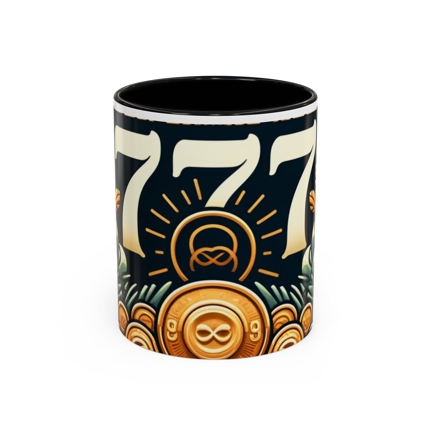 777" Angel Number Mug – Luck, Abundance & Spiritual Alignment