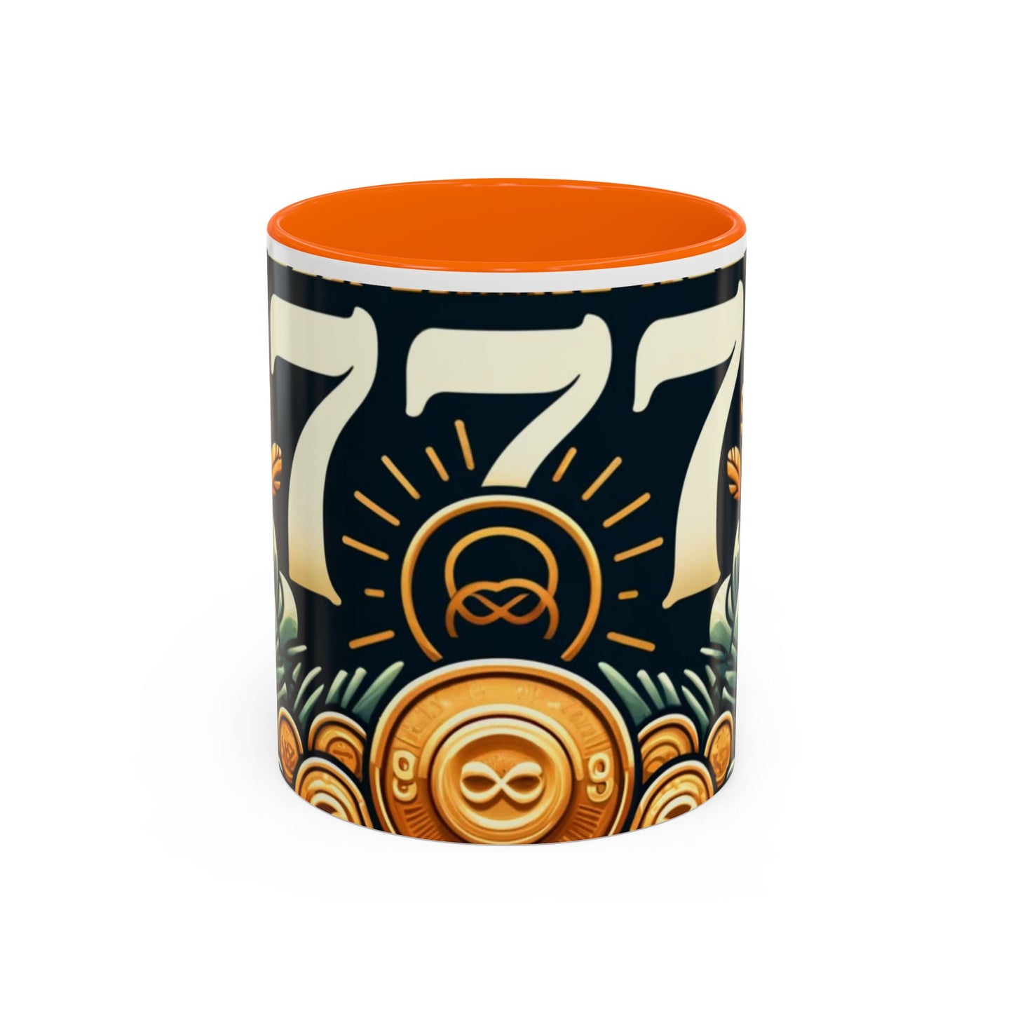 777" Angel Number Mug – Luck, Abundance & Spiritual Alignment