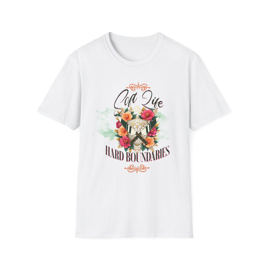 Soft Life Floral Printed Unisex T-Shirt